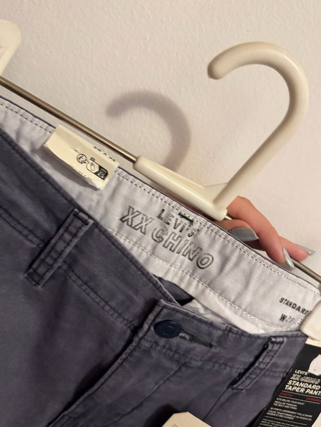 Calças Chinos Levi's Cinza Tamanho M