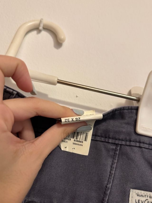 Calças Chinos Levi's Cinza Tamanho M
