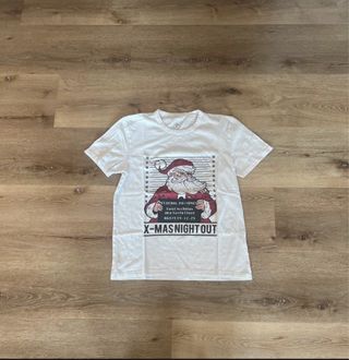 Maglietta Uomo X-MAS NIGHT OUT Babbo Natale