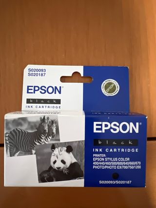 Cartucho Tinta Epson Negro S020093/S020187