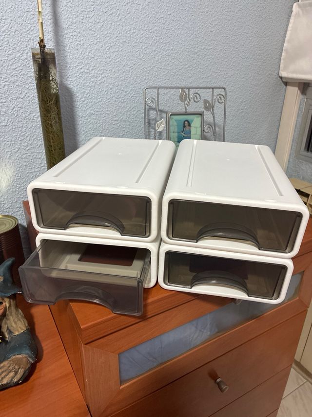 Cajones organizadores apilables escritorio
