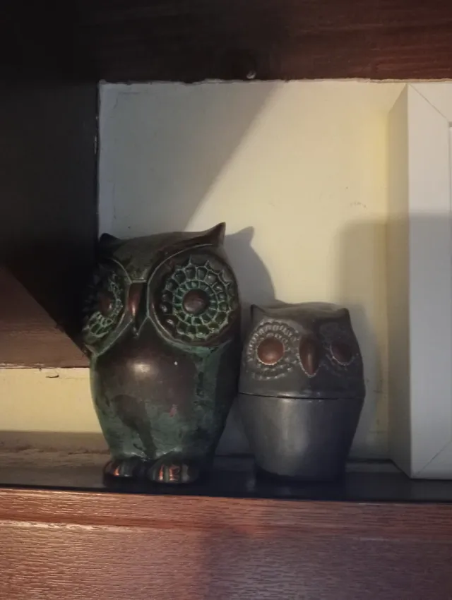 Figuras búho decorativas (2 unidades)