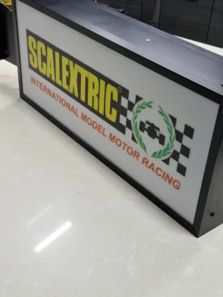 Cartel luminoso Scalextric