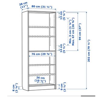 Estantería y vitrina de madera y cristal