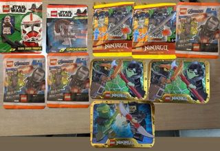 Lote LEGO Star Wars, Ninjago y Avengers