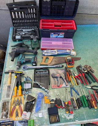 Lote de herramientas profesional