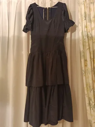 Vestido Flamenca azul marino