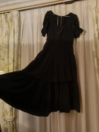 Vestido Flamenca azul marino