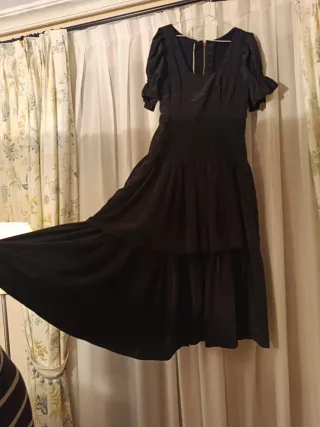 Vestido Flamenca azul marino