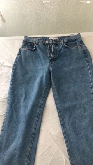 Pantalón vaquero mom azul nuevooo