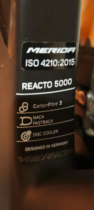 Bicicleta Carretera Mérida Reacto 5000. Talla M