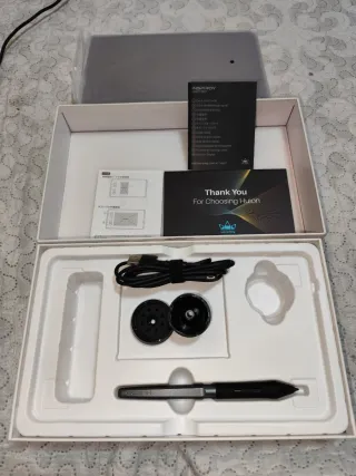 Huion Inspiroy H640P Tableta Gráfica Negra