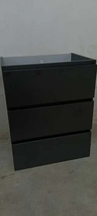 Mueble de baño WINK 60cm Negro Mate SOLO MUEBLE