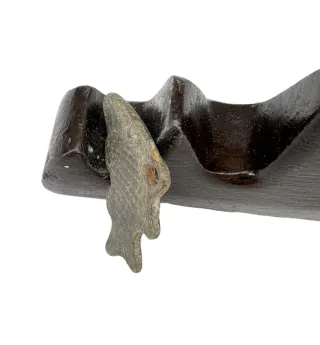 Curiosa premoneda zoomorfica Dinastía Zhou. Pez