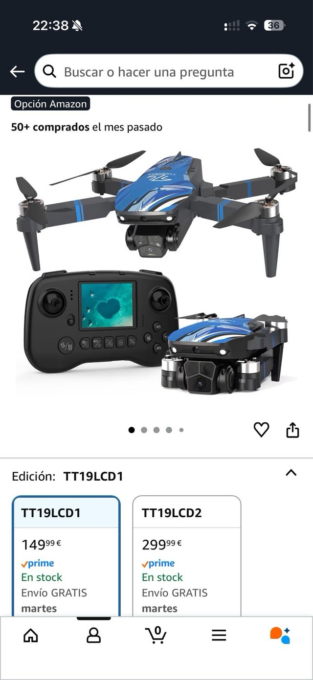 Dron TTROARDS TT19 LCD con pantalla