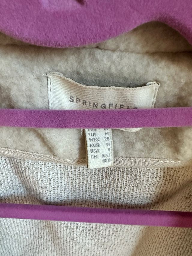 Chaqueta Springfield Talla M Beige