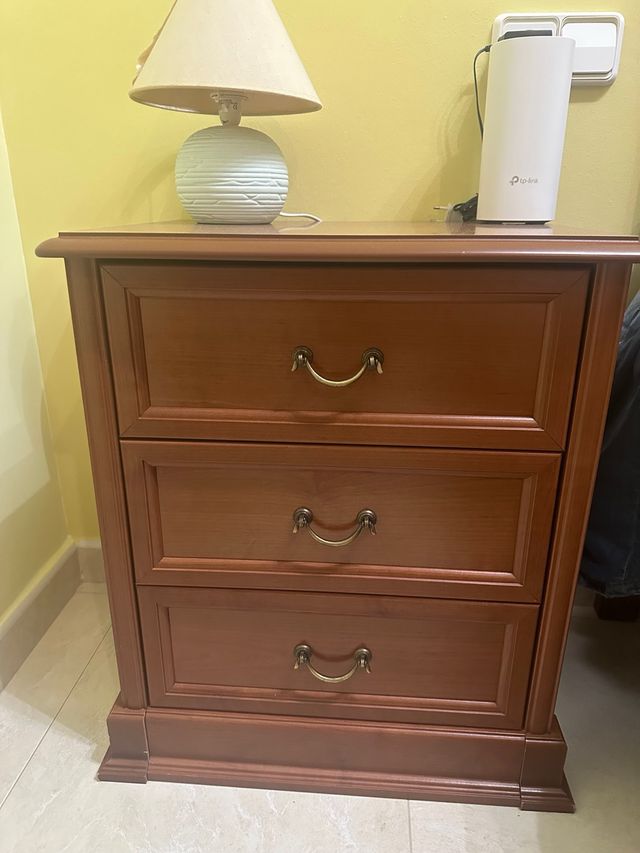 Mesitas de noche de madera (2 unidades)