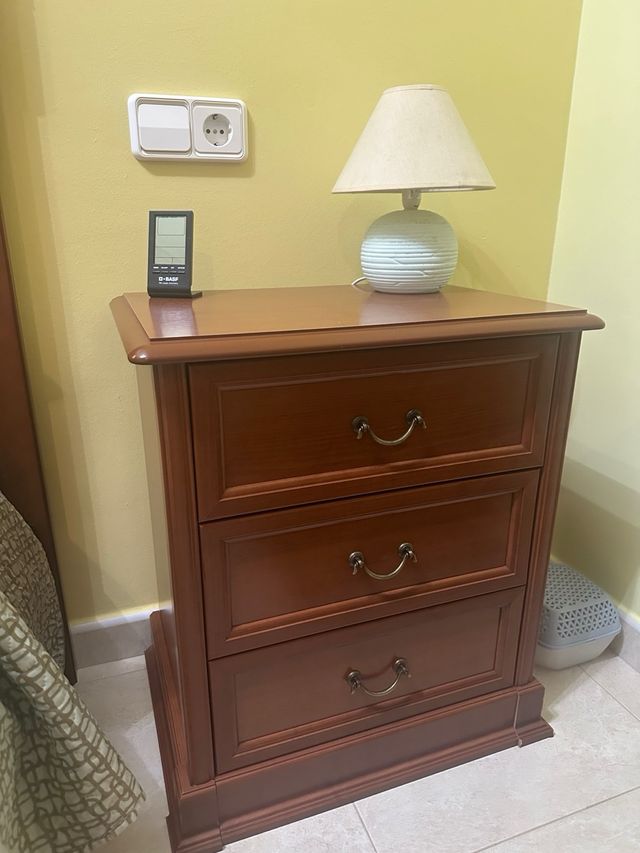 Mesitas de noche de madera (2 unidades)