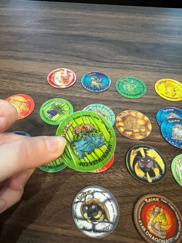 Tazos Holográficos Pokémon