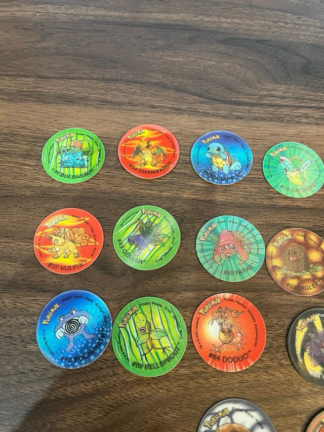Tazos Holográficos Pokémon