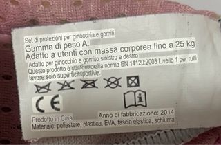 Protezioni gomiti e ginocchia bimba