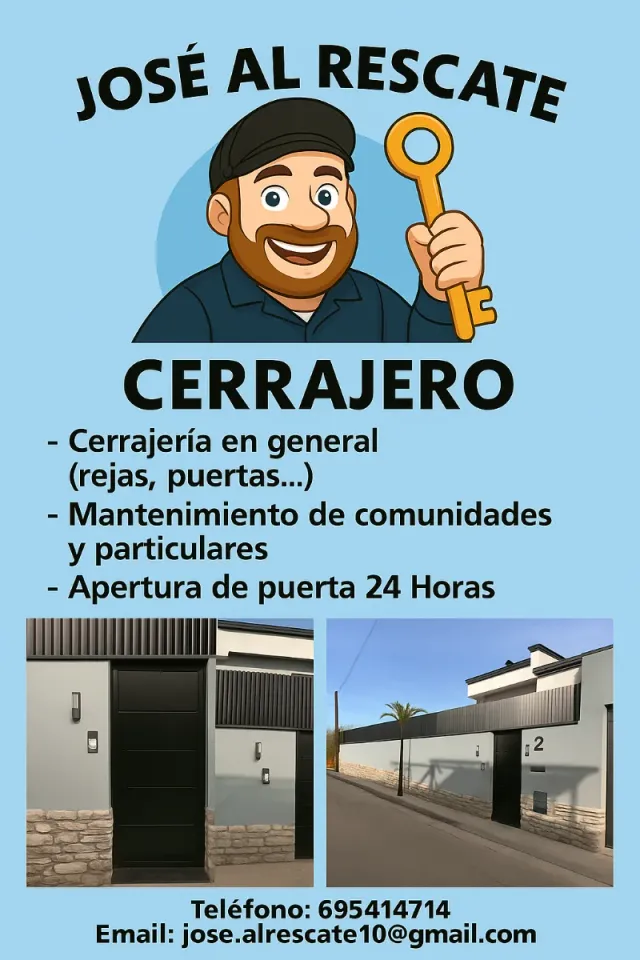 Se hace todo tipo de trabajos de cerrajería