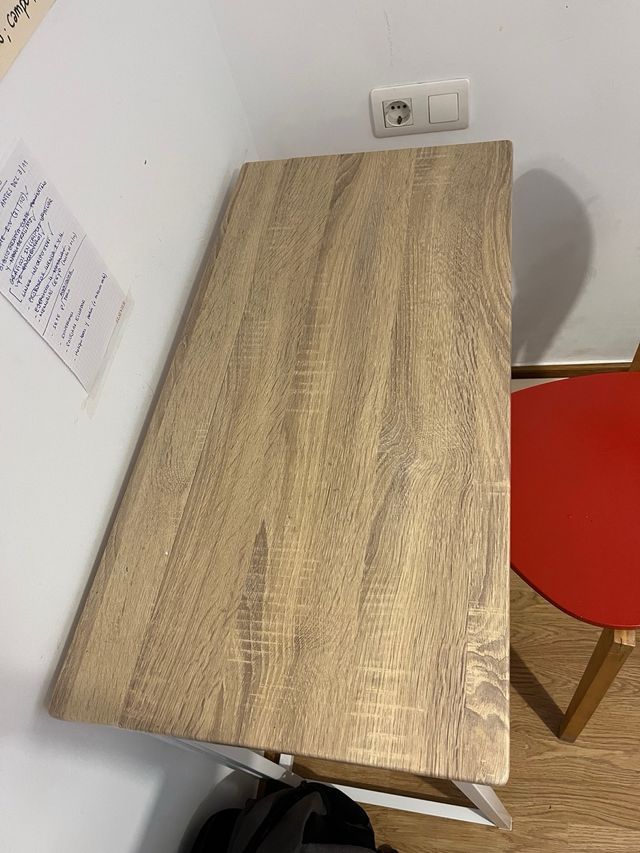 Escritorio plegable madera y metal