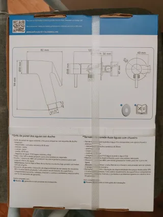 Kit ducha WC Edouard Rousseau