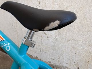 Bici de aprendizaje infantil azul