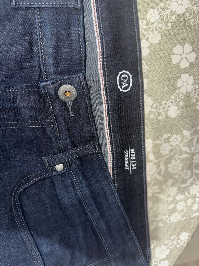 Pantalones Vaqueros Oscuros C&A Mujer Nuevos