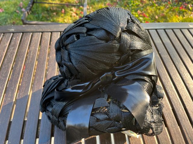 Cappello vintage anni '60 nero