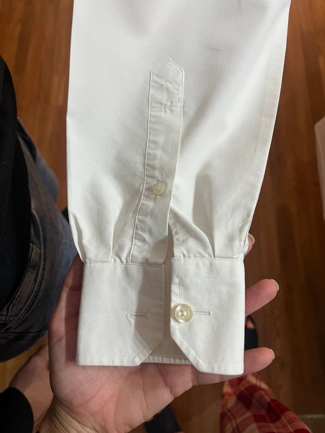 Camisa Cuello Mao Blanca