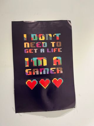 Póster gamer
