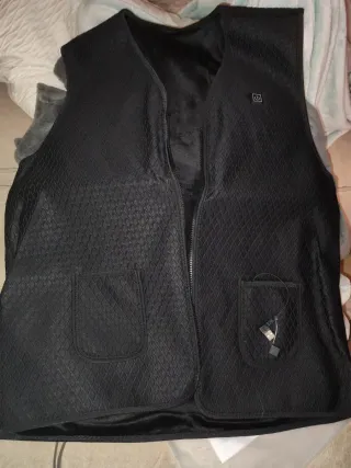 Chaleco calefactable negro