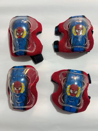 Protezioni Spiderman Gomiti e Ginocchia Bambina