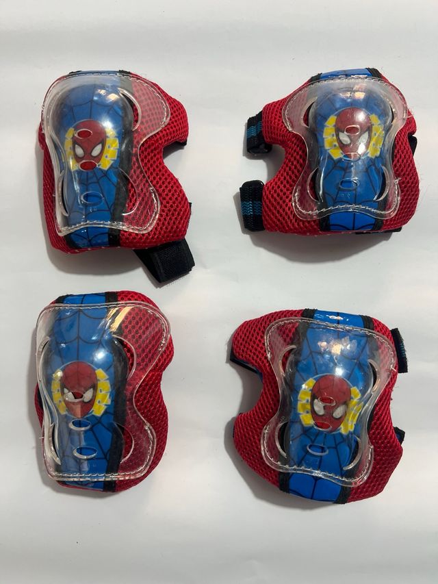 Protezioni Spiderman Gomiti e Ginocchia Bambina