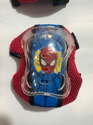 Protezioni Spiderman Gomiti e Ginocchia Bambina