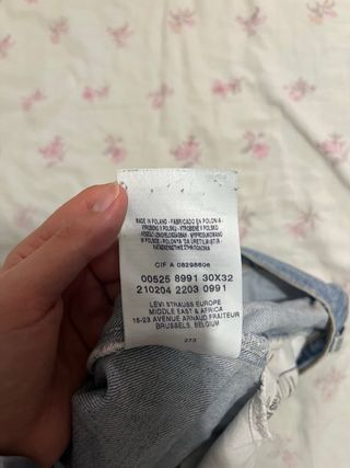 Pantalones vaqueros Levi's azules mujer talla 40