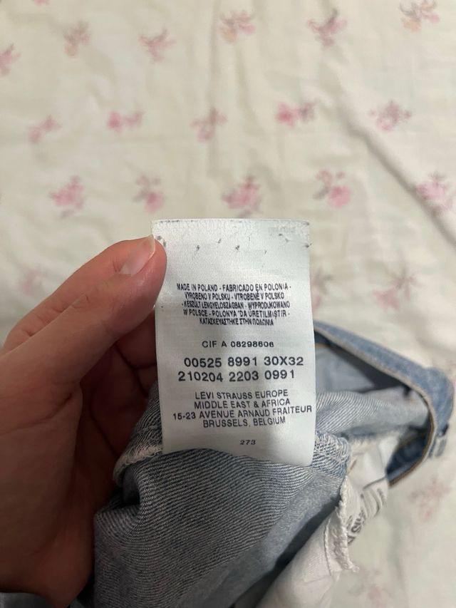 Pantalones vaqueros Levi's azules mujer talla 40