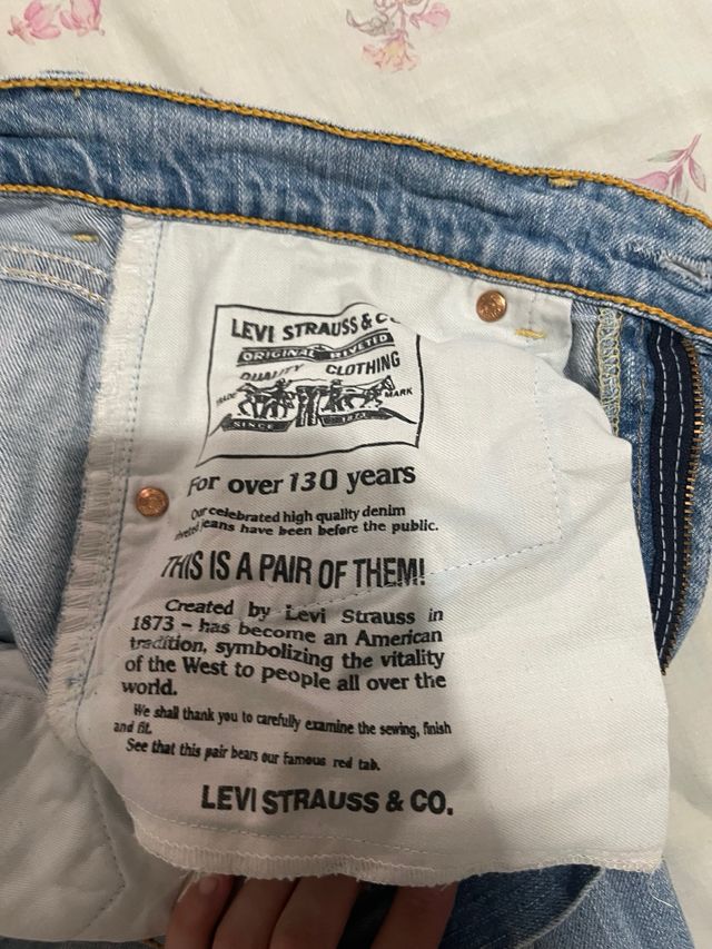 Pantalones vaqueros Levi's azules mujer talla 40