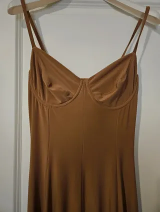 Vestito Norma Kamali marrone taglia XS