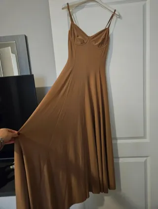 Vestito Norma Kamali marrone taglia XS