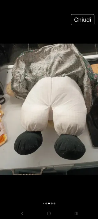 Orsetto peluche con vestito floreale