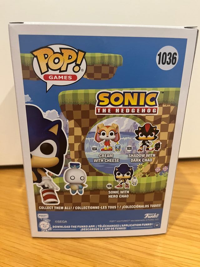 Funko Pop Sonic with Chao #1036