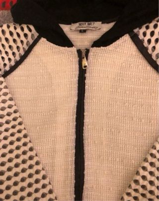 Giacca/Cardigan Bianco e Nero