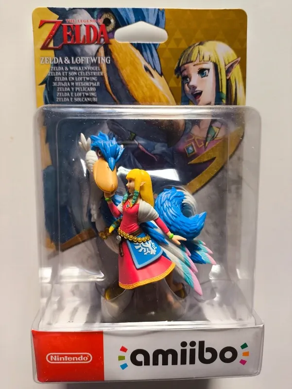 Figura amiibo Zelda & loftwing Nintendo nuevo
