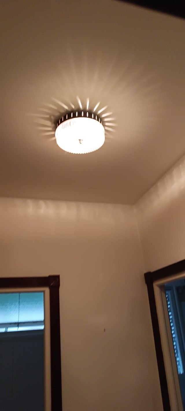 Lámpara de techo clásica cristal y metal