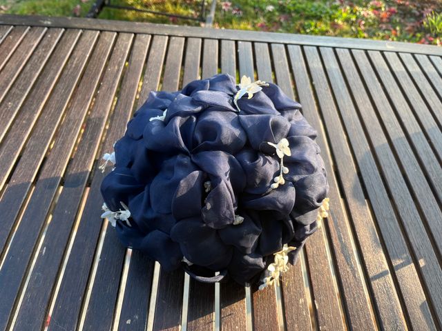 Cappello anni '50 blu