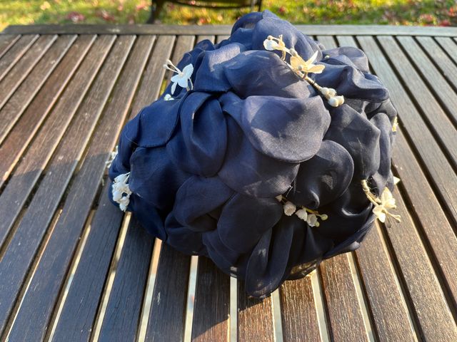 Cappello anni '50 blu