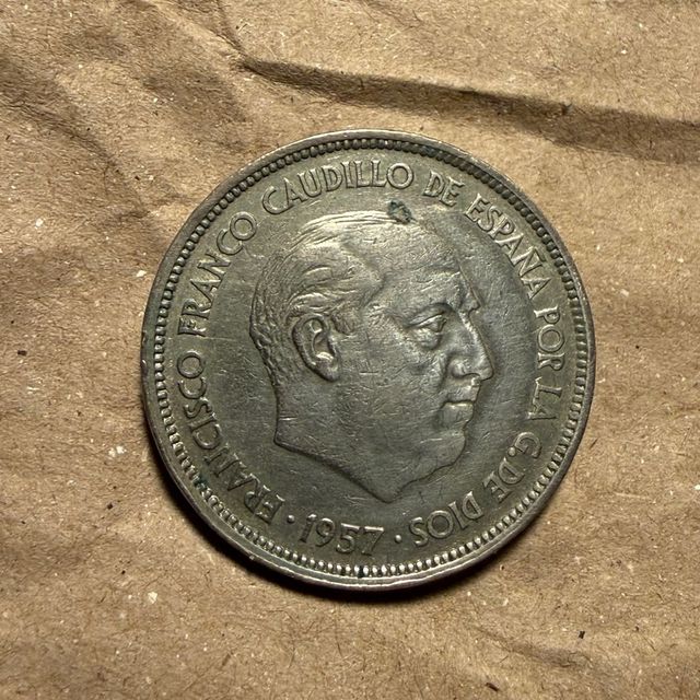 25 Pesetas Franco 1957 *58